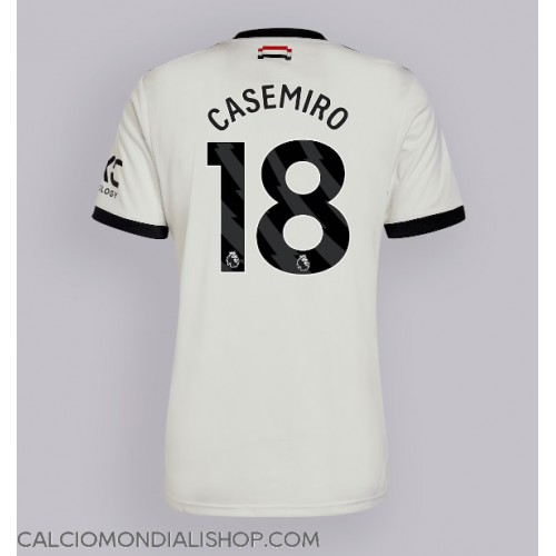 Maglie da calcio Manchester United Casemiro #18 Terza Maglia 2024-25 Manica Corta